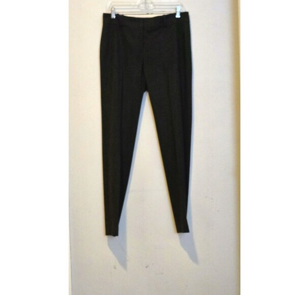 Ann Taylor Size 4 Slacks Pants Flat Front Business Slacks Dark Gray - Picture 3 of 10